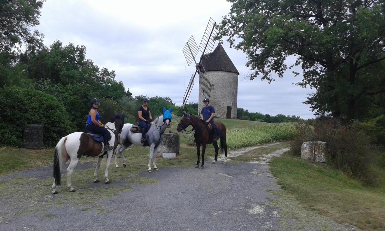 Villa Ferme Equestre Des Abrons Pailloles Exterior foto